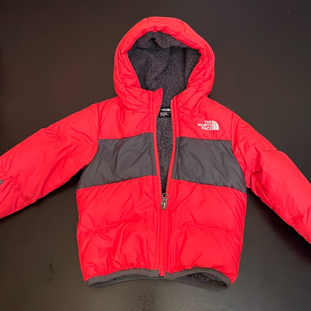 Northface Toddler Jacket. NEVER WORN! Dark pink color.